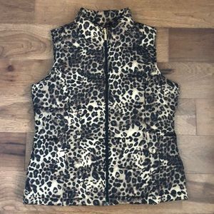 Cheetah print vest!